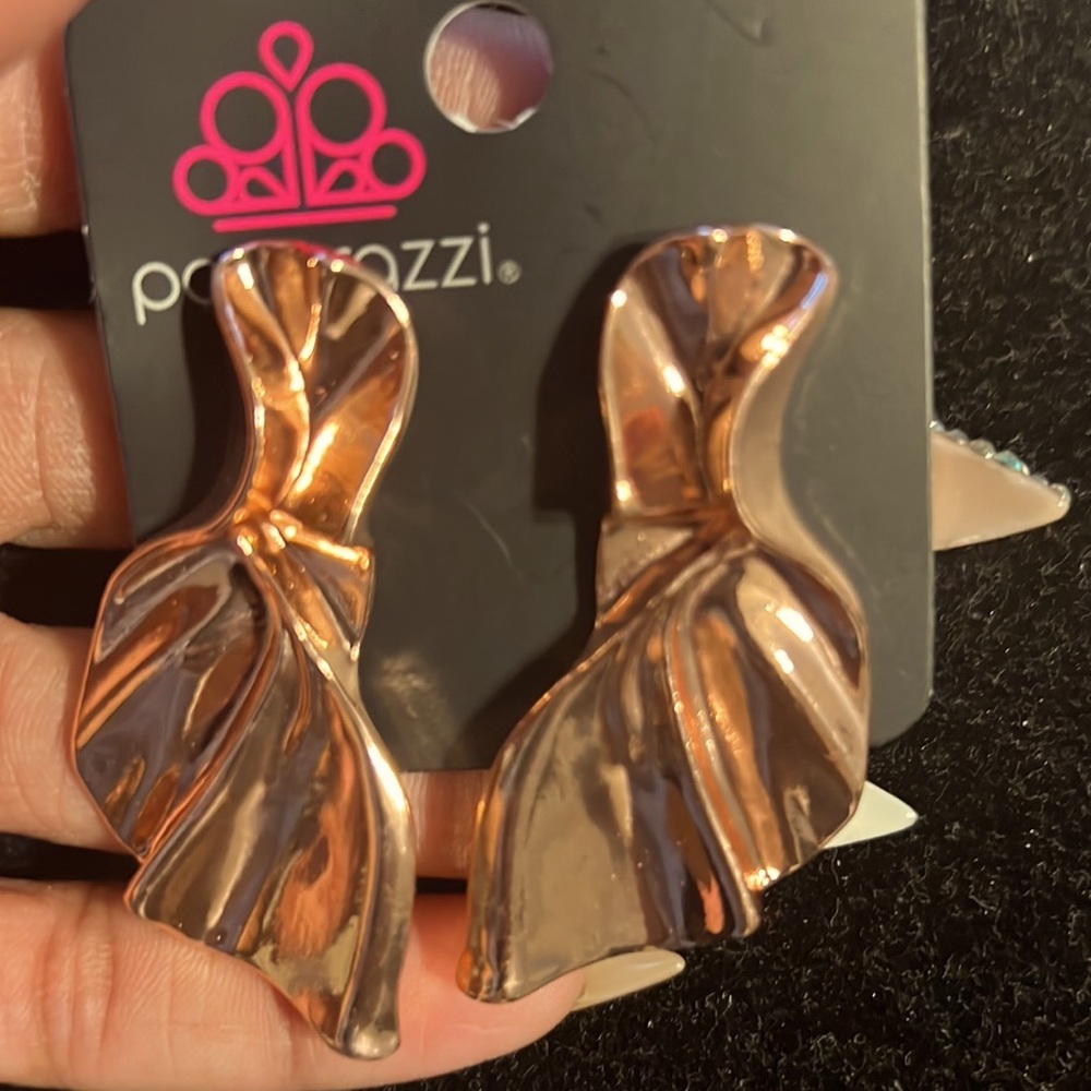 Copper earrings